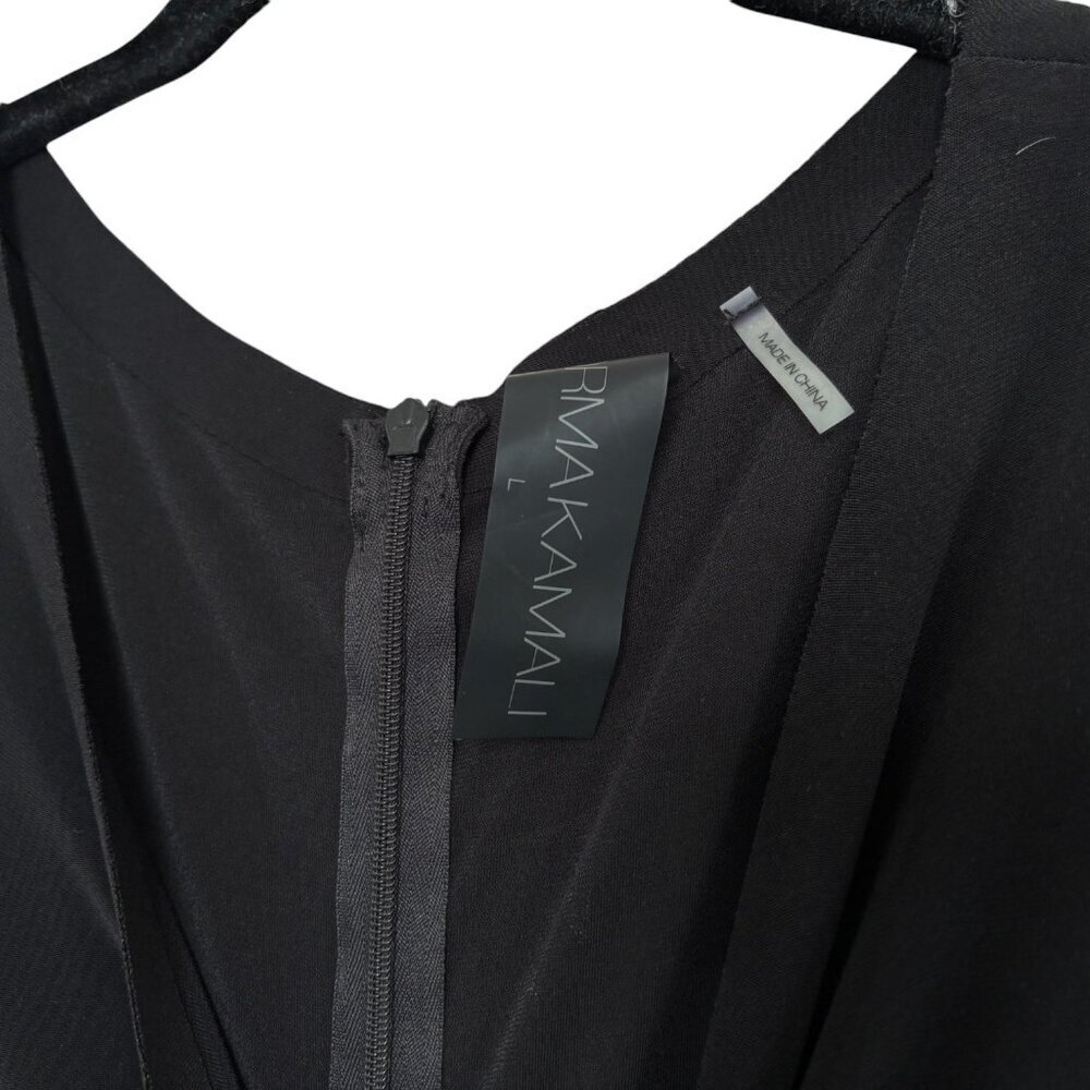 Norma Kamali Sleeveless Shirred Waist Jumpsuit - Picture 4 of 5